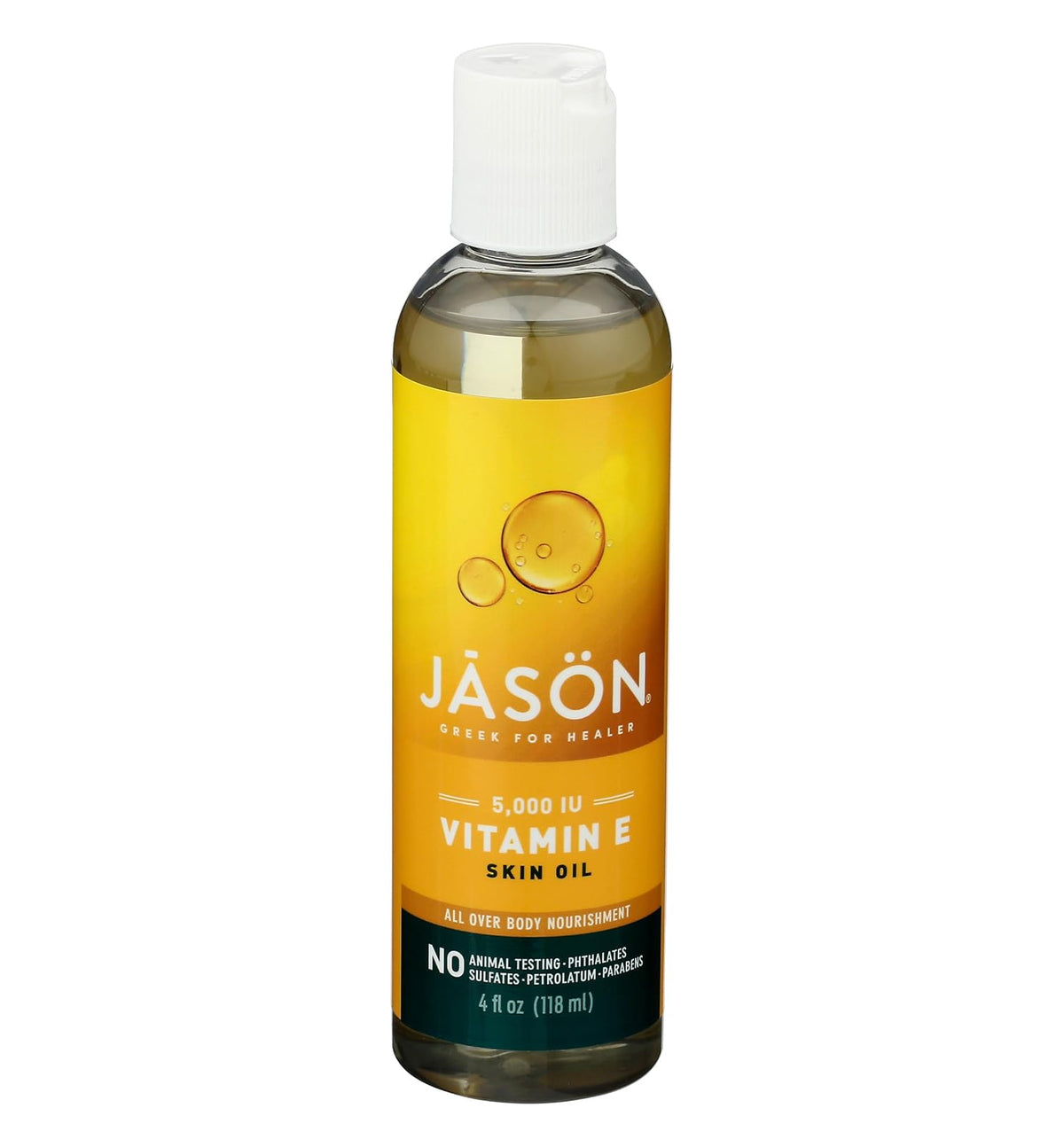 JĀSÖN Vitamin E 5,000 IU Skin Oil – 118mL