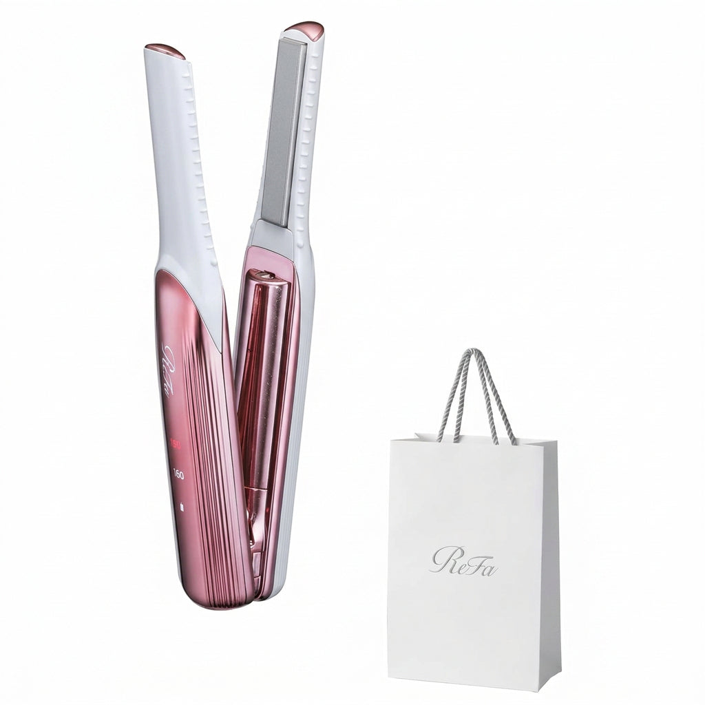ReFa Finger Iron ST Hair Straightener – Hair Arrangement Guide Book & Shopper Included