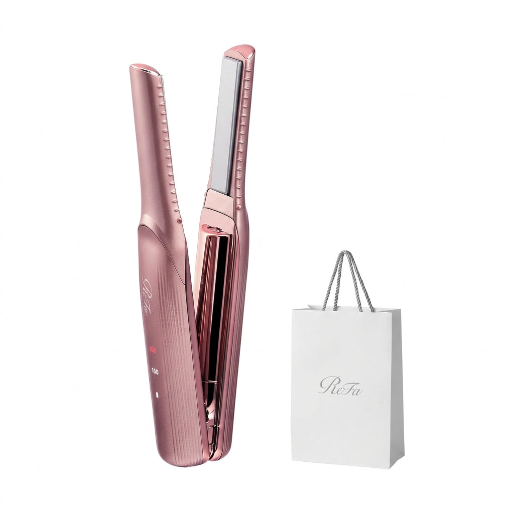 ReFa Finger Iron ST Hair Straightener – Hair Arrangement Guide Book & Shopper Included