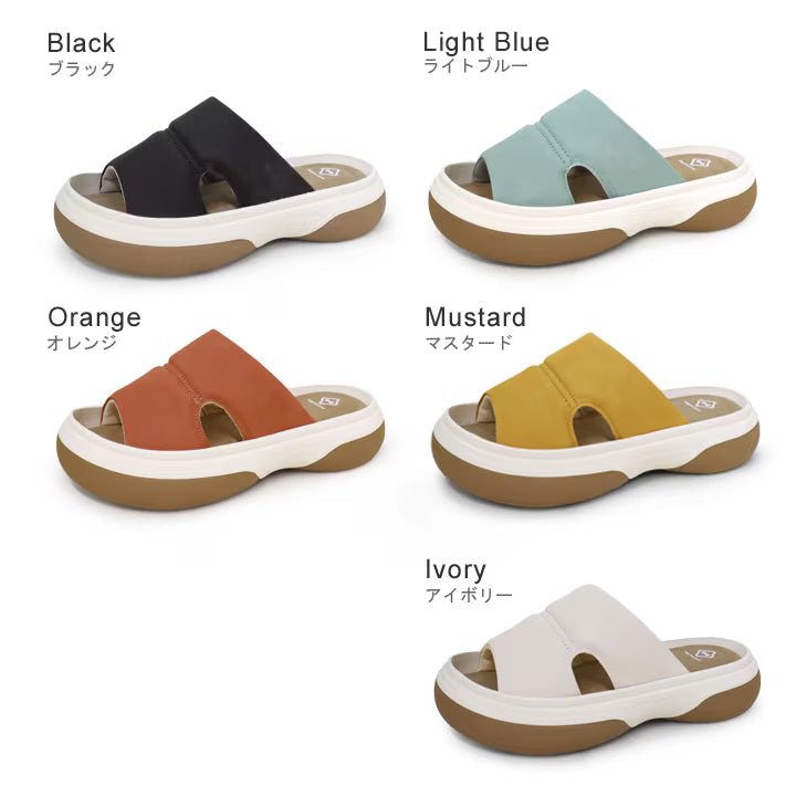 RegettaCanoe Women's Fluffy Puffy Sandals - CJFT-008