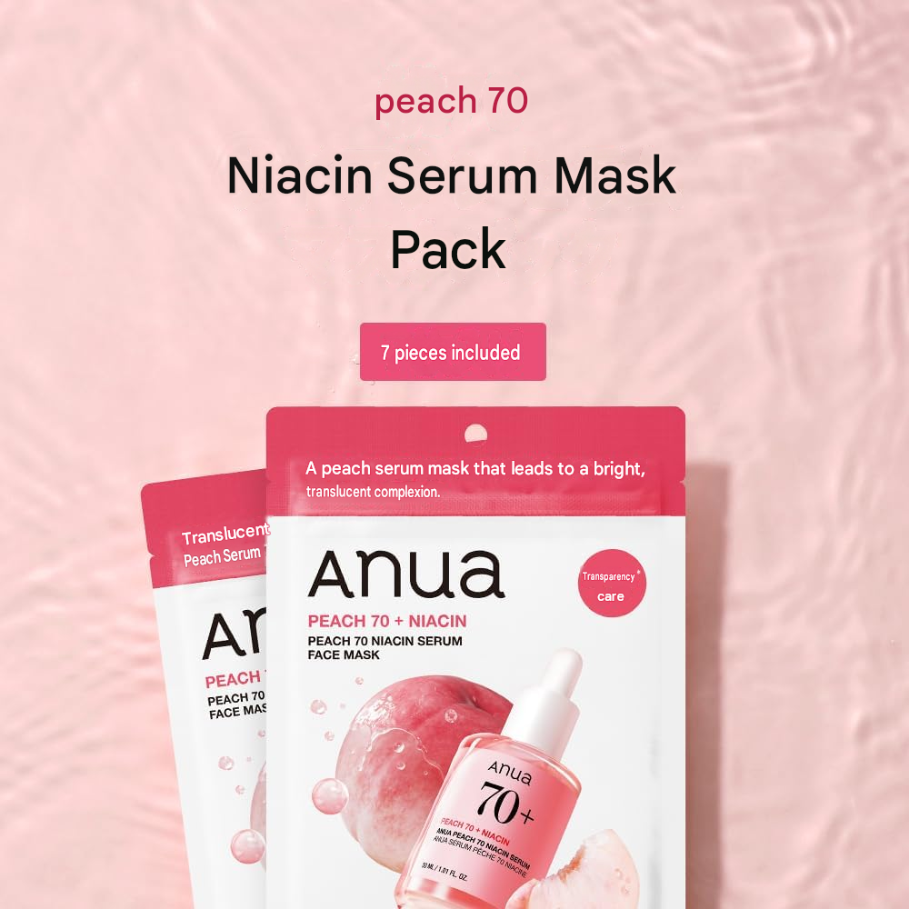 ANUA Peach 70 Niacin Mask Pack – 7 Sheets