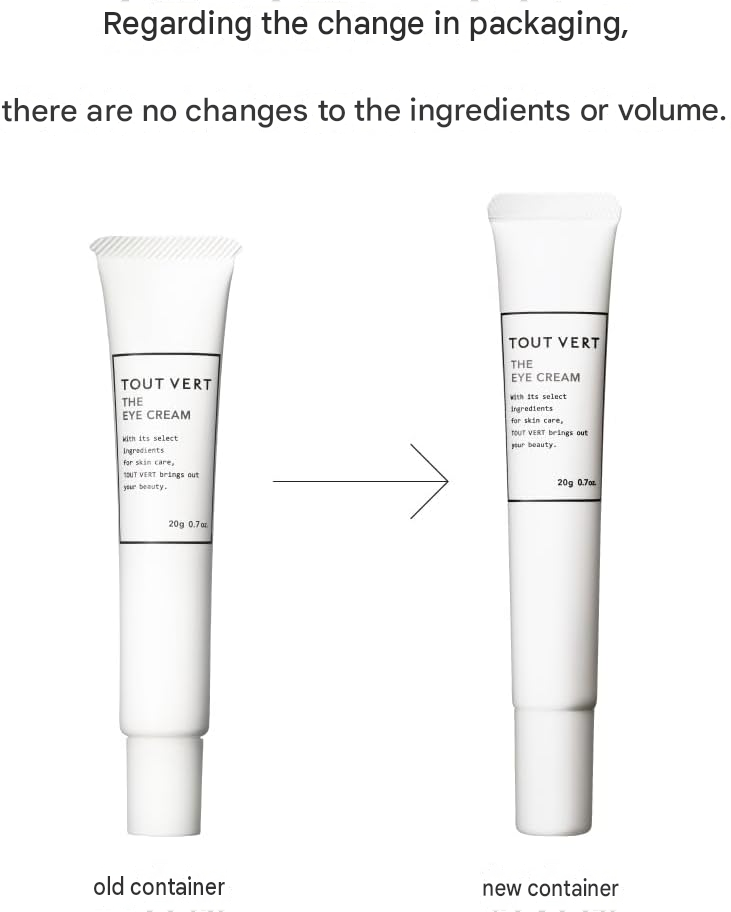 TOUT VERT The Eye Cream – Peptide & Ceramide Eye Cream, 0.7 oz (20 g)
