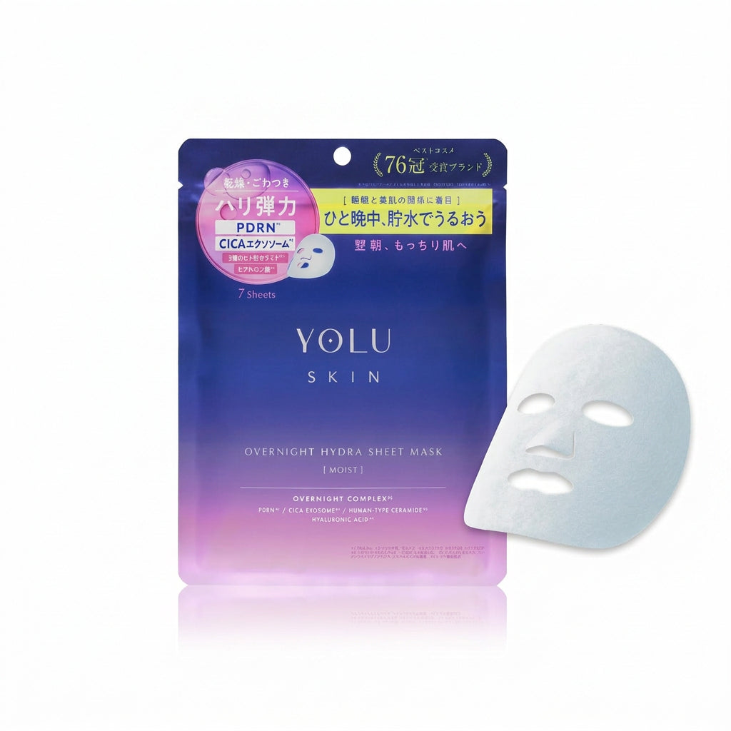 YOLU Skin Overnight Hydra Sheet Mask