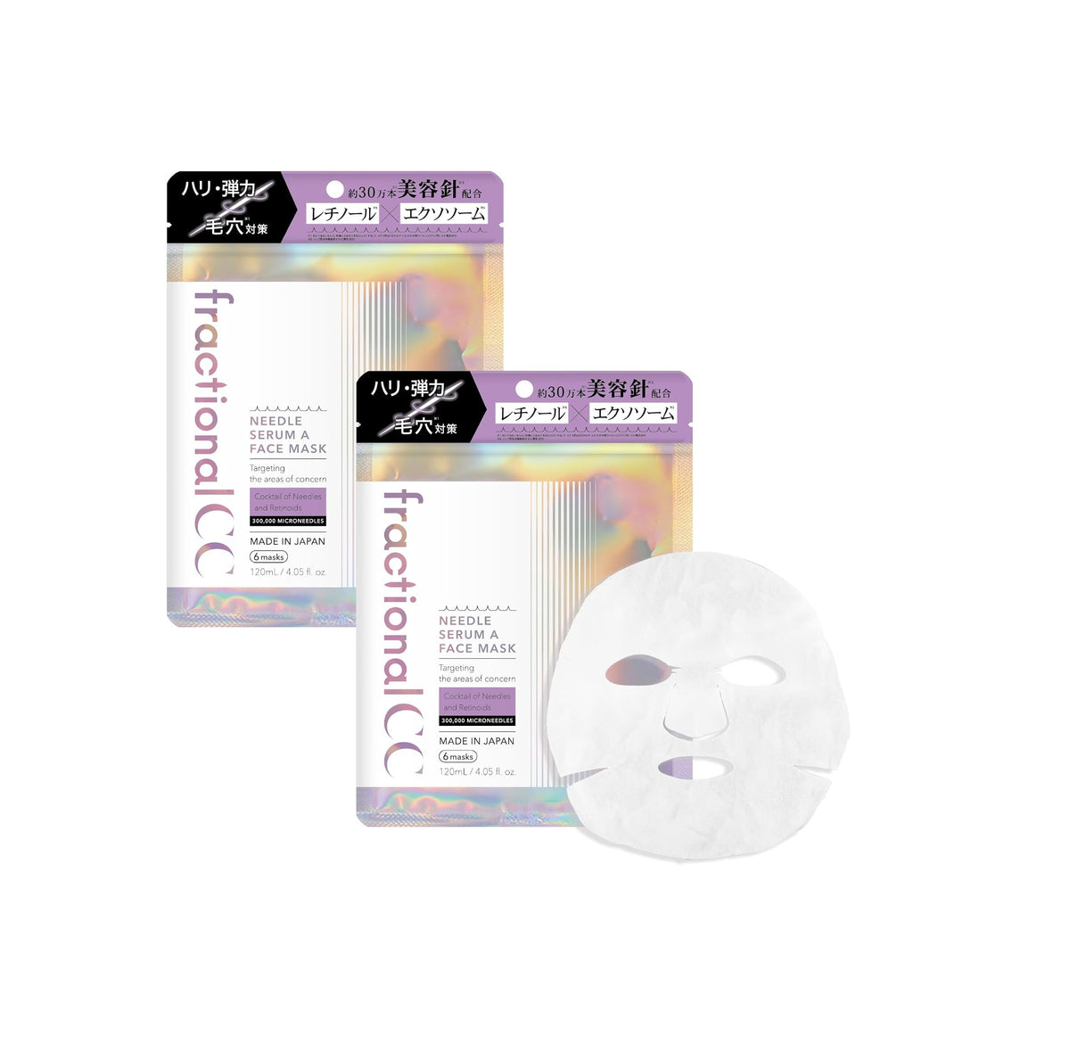 Fractional CC Needle Mask A – 12 Sheets (6 Sheets × 2 Sets)