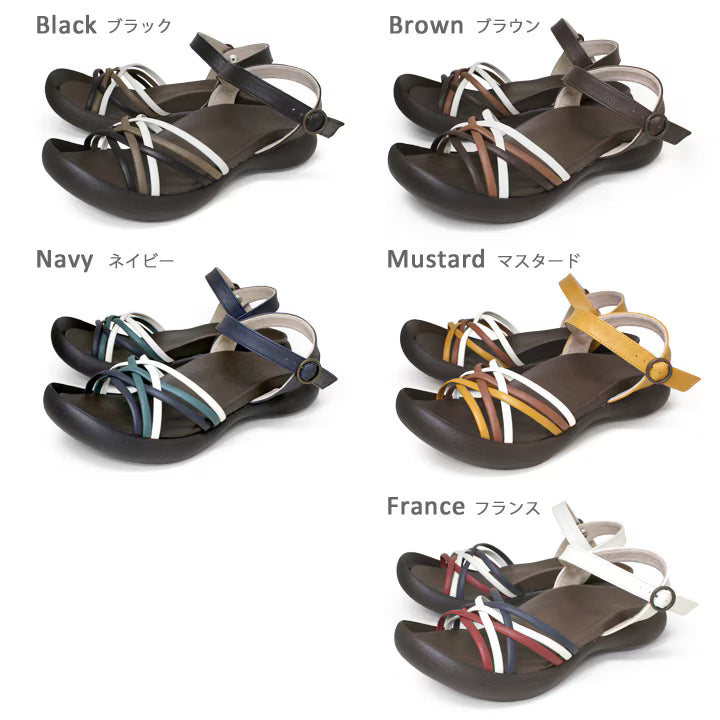 Women’s Colorful Braided Sandals - CJFD-5311A