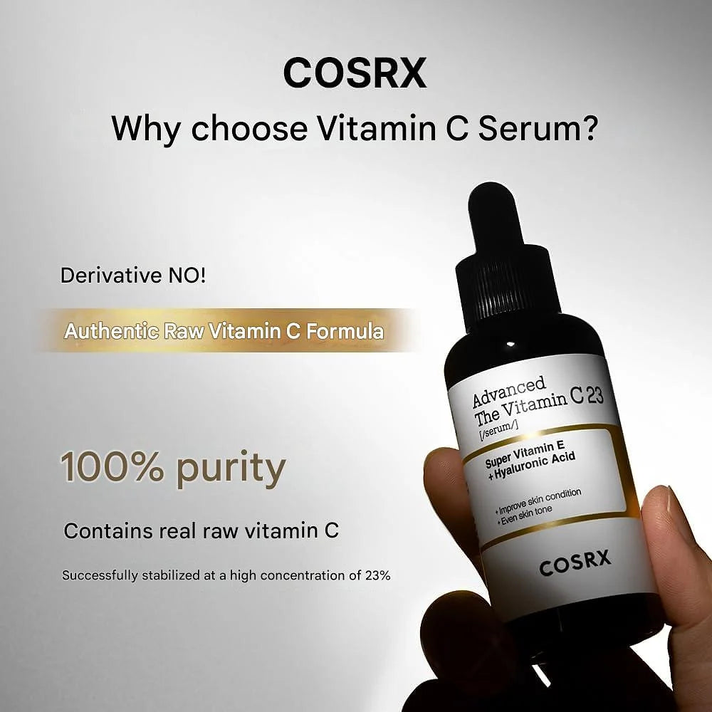 COSRX Vitamin C23 Serum, 2nd Generation, 0.7 oz (20 g)  Vitamin C/Vitamin E