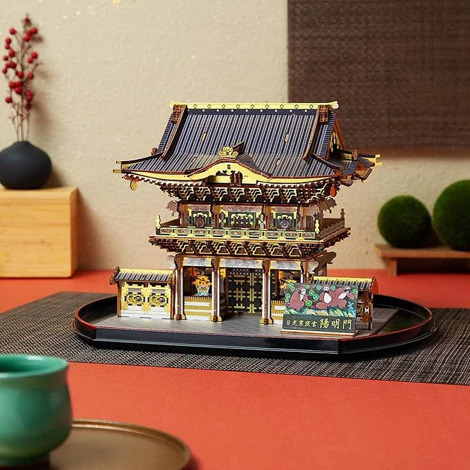 ki-gu-mi Nikko Toshogu Yomeimon Gate (Color Version) – Wooden 3D Puzzle DIY