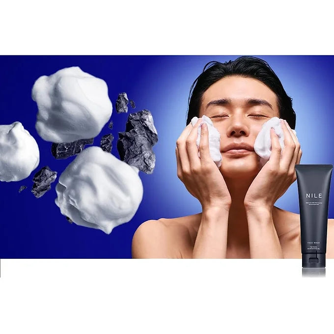 NILE Dense Foam Face Wash Gentle Cleansing for Men and Women