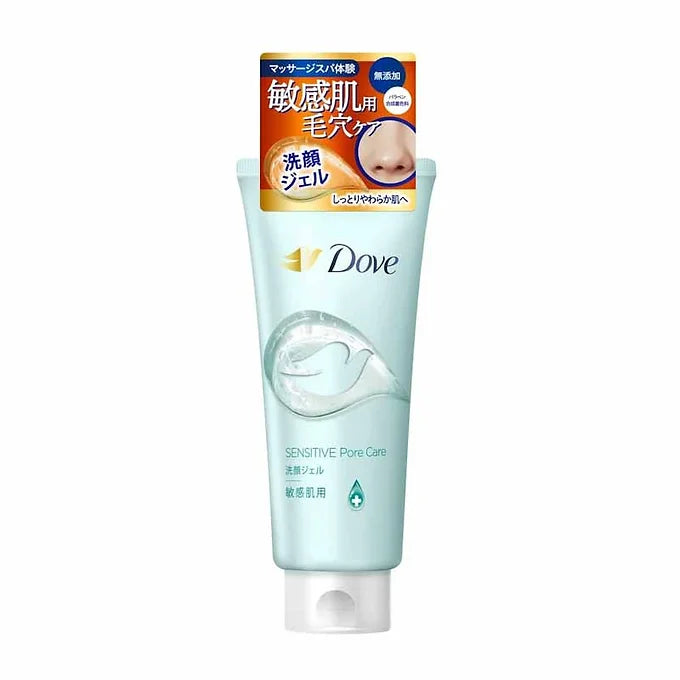 Dove Moist Pore Care Facial Cleansing Gel for Sensitive Skin Fragrance-Free