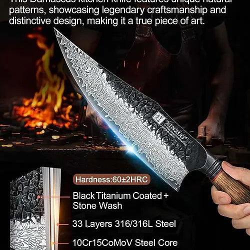 XINZUO Chef Knife – 8.62 inches (219 mm)