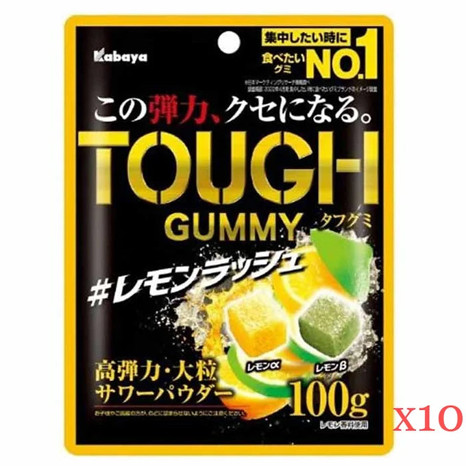 Kabaya Tough Gummy – Assorted Flavors (10 Packs)