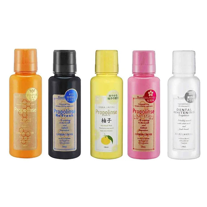 Pieras Propolis 5 Types Trial Set (5.1 fl oz / 150 ml Each, Set of 5)