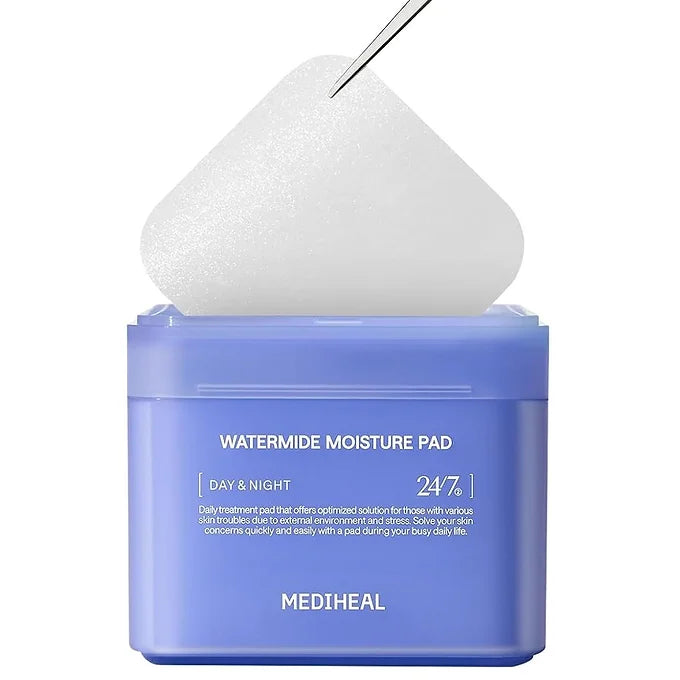 MEDIHEAL Square Toner Pads | 100 Sheets (6.7 fl oz / 170 ml)