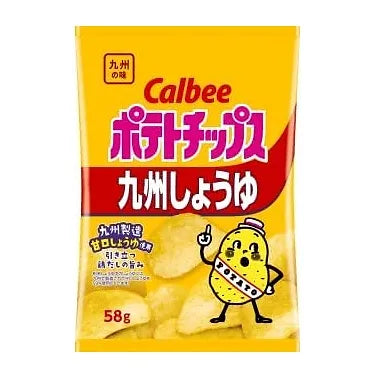 Calbee Potato Chips Japanese Flavor Set – 4-Pack Selection