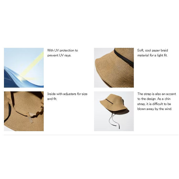 U UV Cut Paper Braid Hat 482787 Japan Best Brand