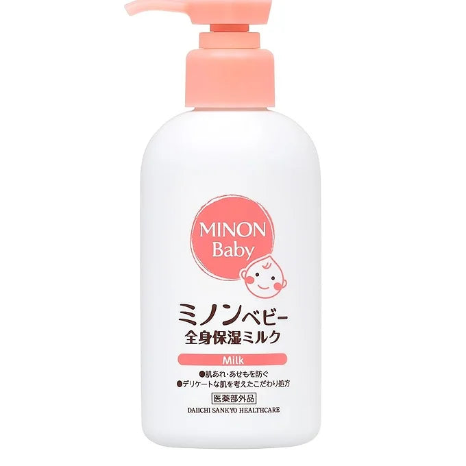 MINON Quasi-Drug, Baby Whole Body Moisturizing Milk, Body Bottle, 5.3 fl oz (150