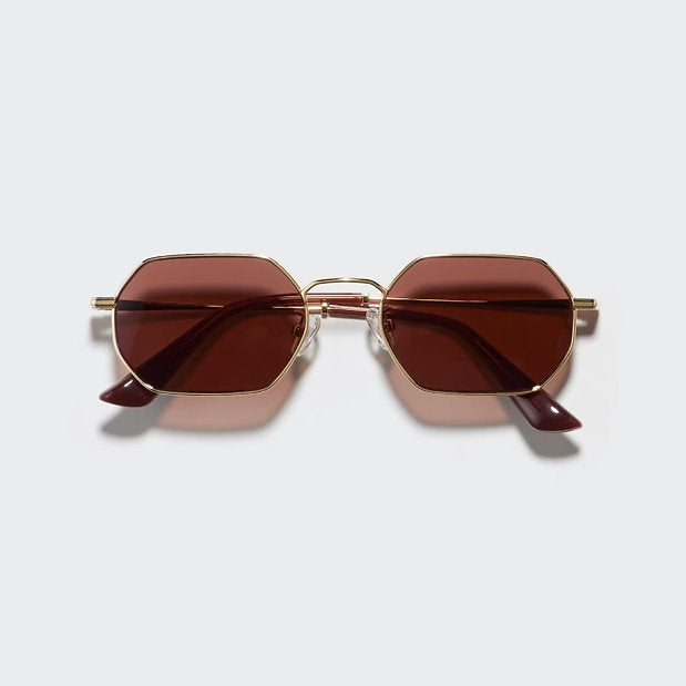 U Metal Hexagon Sunglasses 481643 Japan best brand