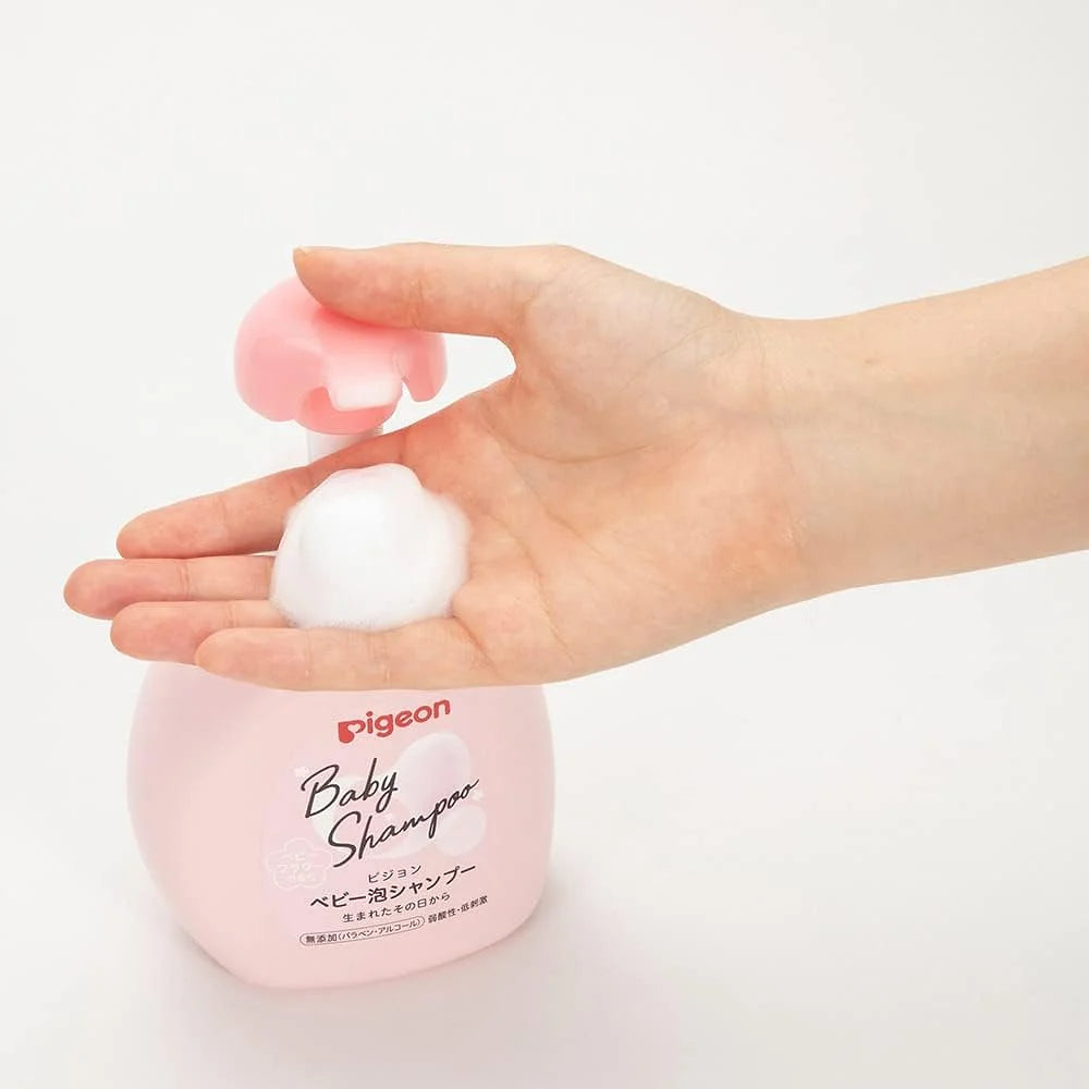 Pigeon Baby Foam Shampoo – Baby Flower Scent (11.8 fl oz / 350 ml)