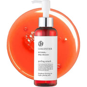 LIALUSTER Retinol Deep Cleanser “Peeling Attack” is an advanced Japanese foaming cleanser formulated with stable Retinol (Retinyl Palmitate), AHA (fruit acids), and BHA (salicylic acid) to deeply cleanse pores and gently exfoliate.