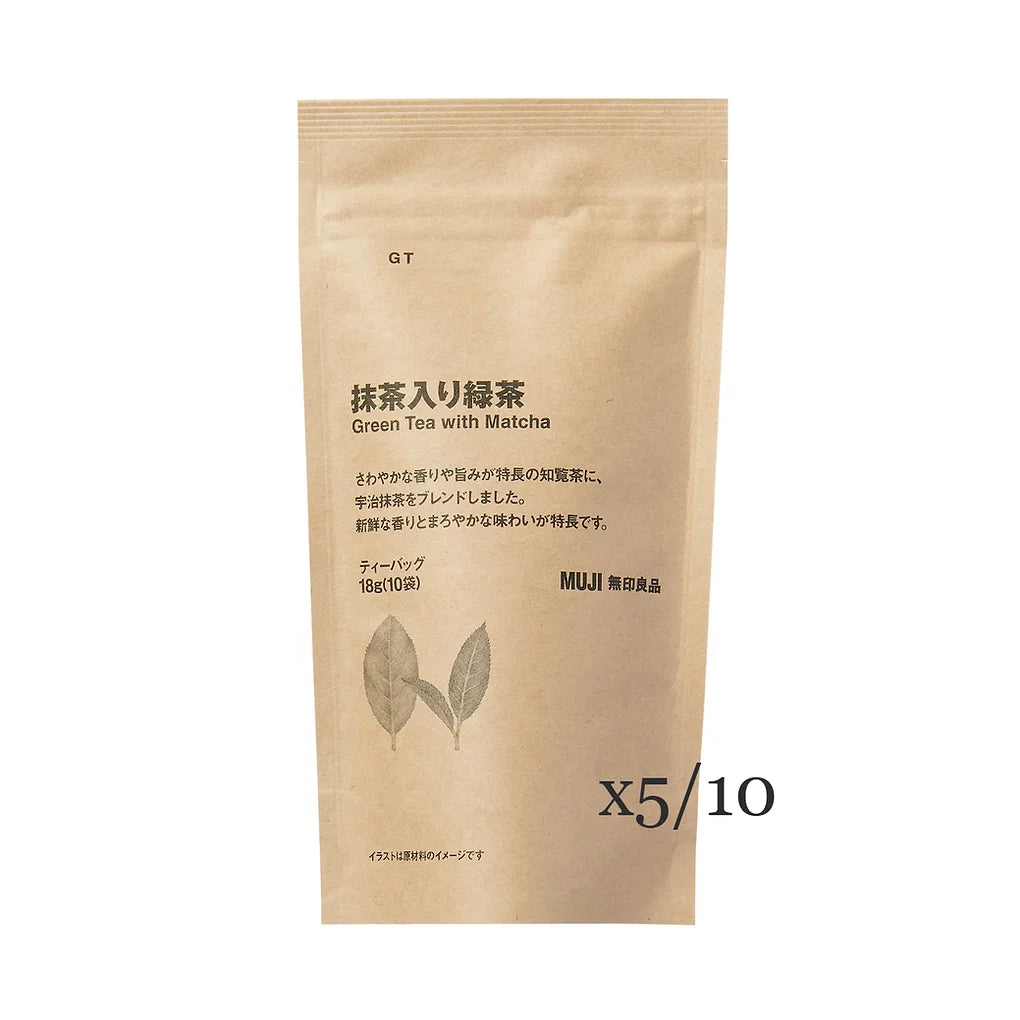 MUJI Matcha Green Tea is a refined Japanese green tea made from carefully selected tea leaves ground into a fine powder.