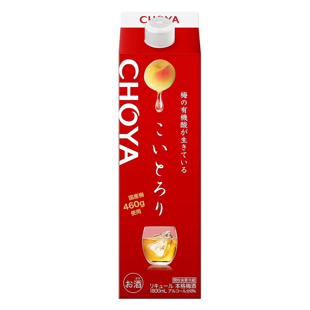 Choya Umeshu Koitotori 1800mlAuthentic Japanese plum wine (umeshu) crafted using traditional methods and high-quality ingredients.