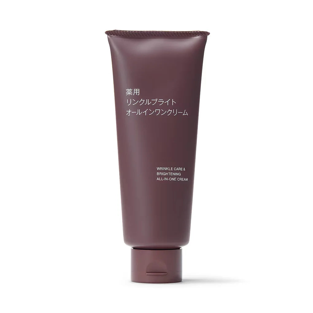 This medicated all-in-one cream from Muji’s Wrinkle Bright skincare series combines the functions of lotion, serum, and cream into a single step.