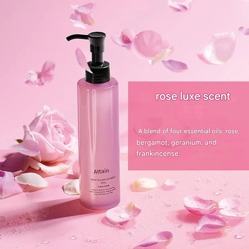 Attenir Skin Clear Cleansing Oil – Rose Luxe Scent (6.9 fl oz / 175 ml)