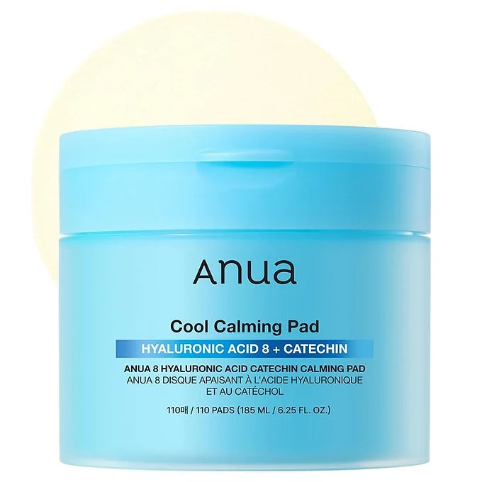 ANUA 8 Hyaluronic Acid Catechin Calming Pad (110 Pieces)