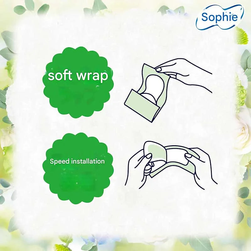 Sofy Kiyora Panty Liners, Green Fresh Scent – 72 Sheets × 3 Packs (Total 216)