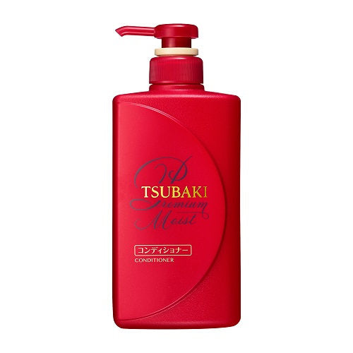 Shiseido "TSUBAKI Premium Moist" Shampoo + Conditioner, 490 ml + 490 ml