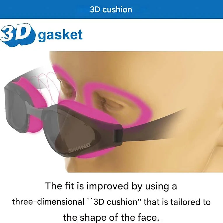 SWANS SR-81PAF ASENDER Racing Swimming Goggles | Made in Japan | FINA Certified