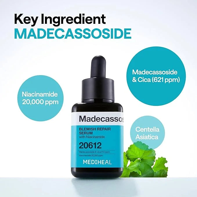 Mediheal Madecassoside Blemish Repair Serum with Niacinamide – 1.4 fl oz (40 ml)
