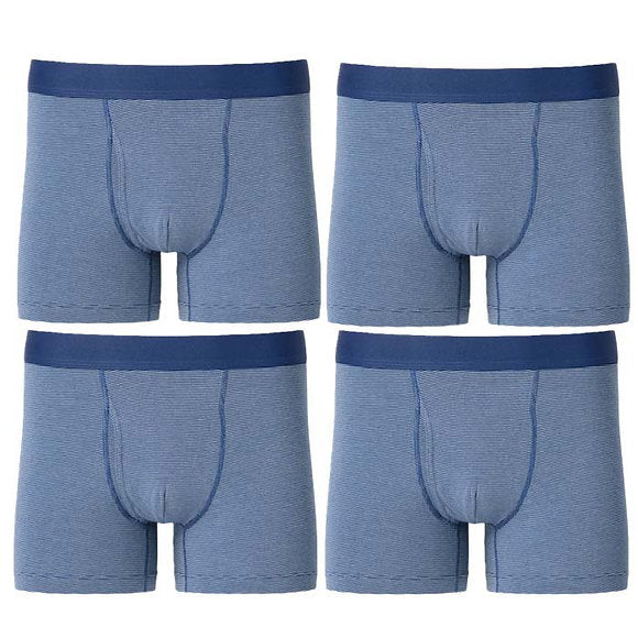 U Cotton Boxer Briefs (With Front Opening) 479496 Japan best brand