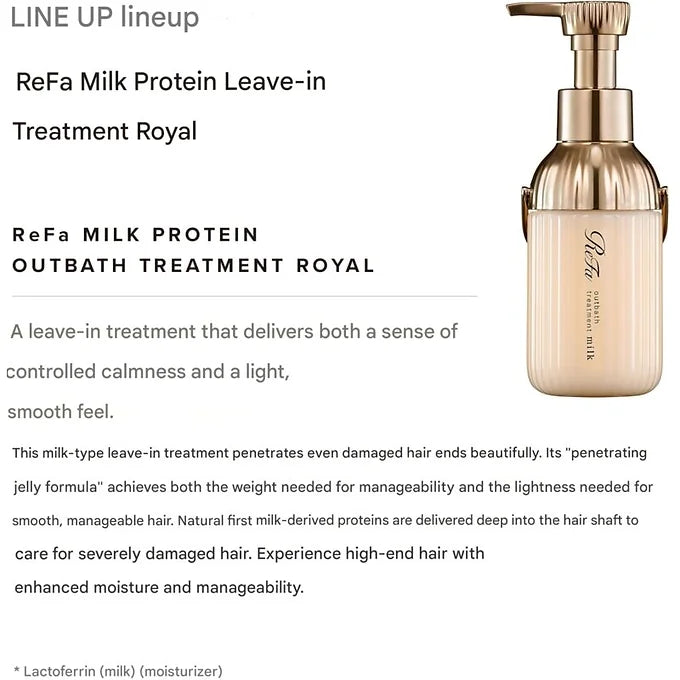 ReFa MILK PROTEIN Outbath Treatment – Leave-In Hair Repair