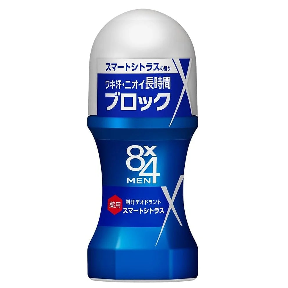 Enjoy long-lasting freshness with 8x4 Men’s Roll-On Deodorant by Kao Japan.