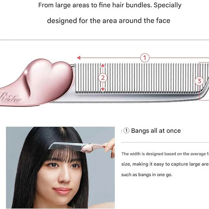 ReFa HEART COMB Ayla – Folding Hair Comb