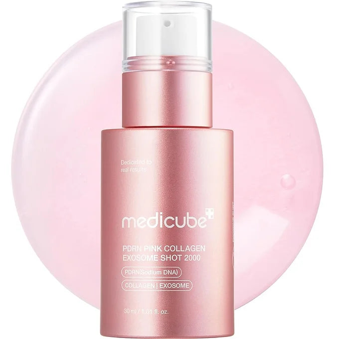 Medicube PDRN Pink Exosome Shot 2000 – Glow & Elasticity Boosting Serum (30 ml)