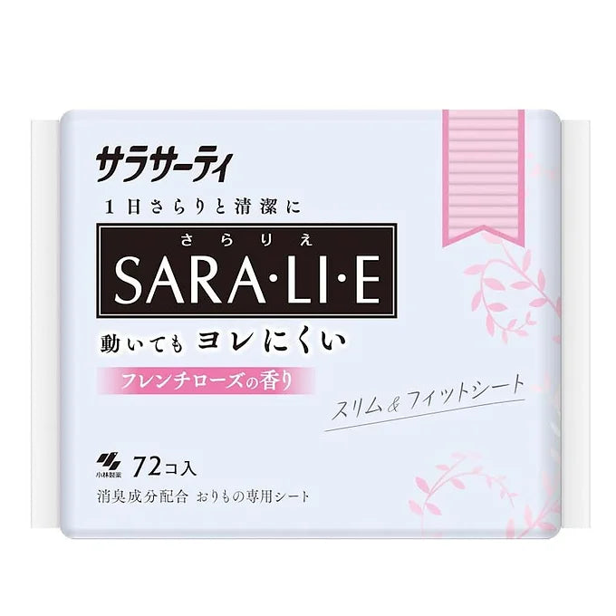 Sarasati Sararie Panty Liners – French Rose Scent, 72 Count