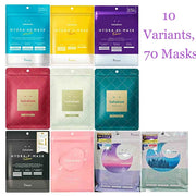 LuLuLun Face Mask Set – 10 Variants, 70 Masks Total
