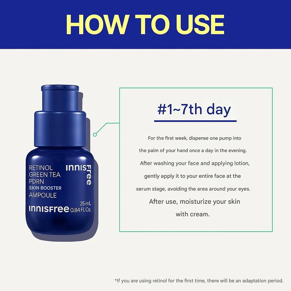 innisfree Retinol PDRN Advanced Serum 25m Genuine Genuine Retinol Hypoallergenic