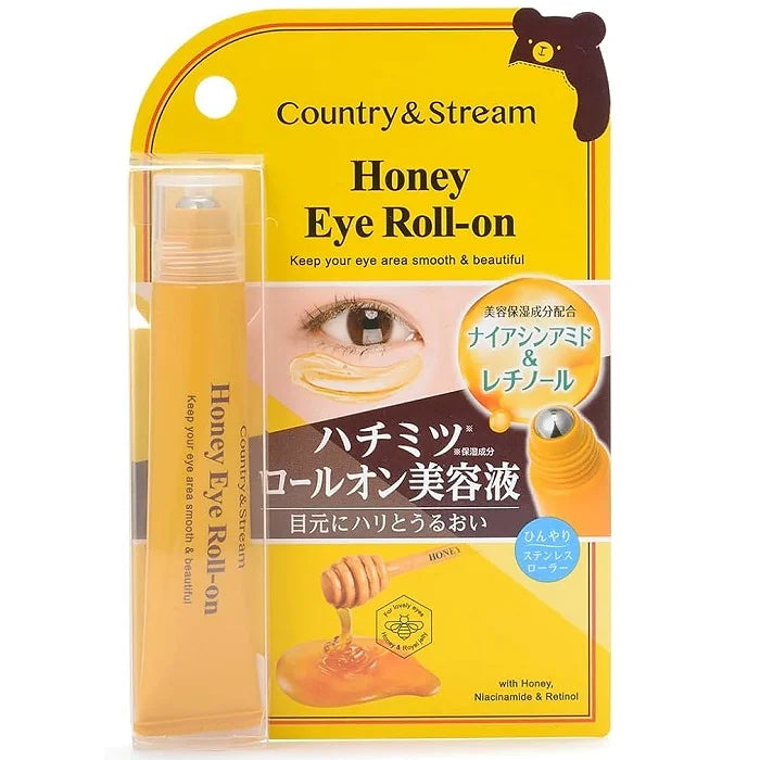 The Country & Stream Natural Eye Roll-On N is a revitalizing eye serum designed to hydrate, smooth, and refresh the delicate skin around your eyes.
