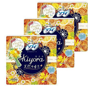 Sofy Kiyora Panty Liners – Fresh Citrus & Ylang Ylang Scent, 72 Sheets × 3 Packs