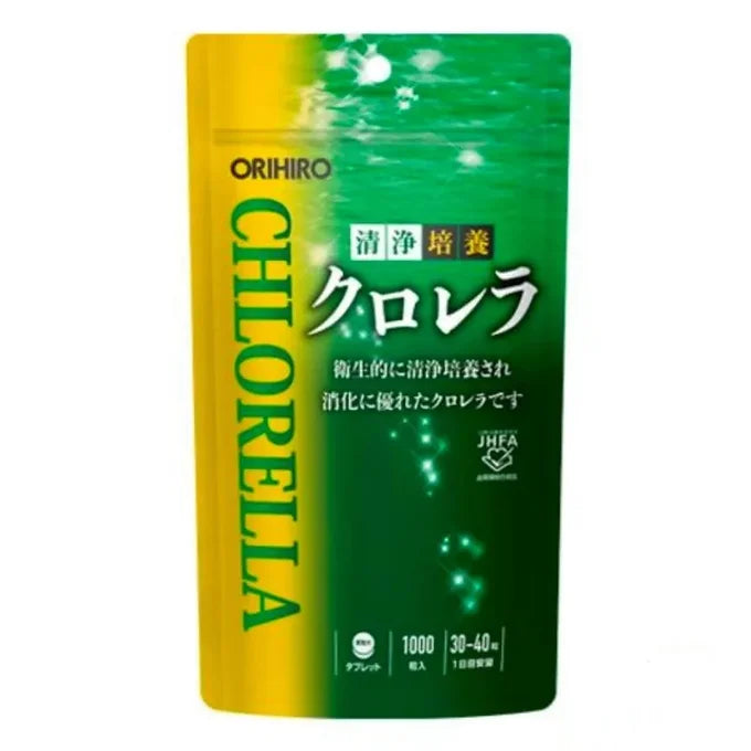 ORIHIRO Chlorella  1000 Tablets, 200 mg