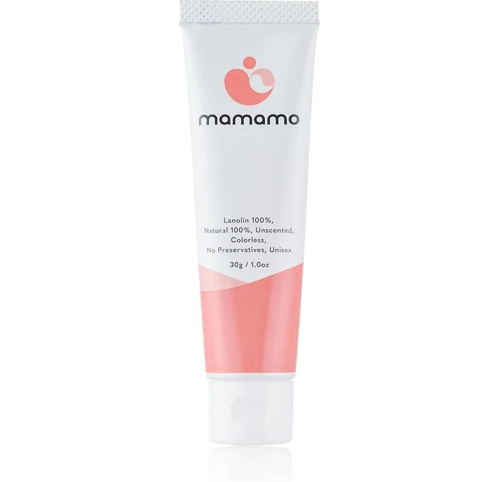 mamamo Nipple Protection Cream | 100% Pure Lanolin | 1.1 oz (30 g)