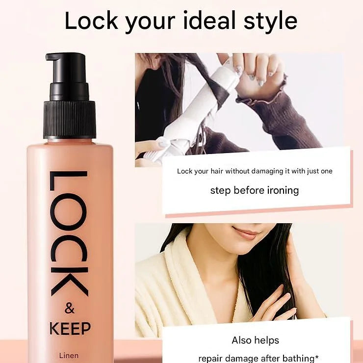 Linon Rock Oil Linon Oil For Ironing Heat Keep Curl Styling Oil White Floral