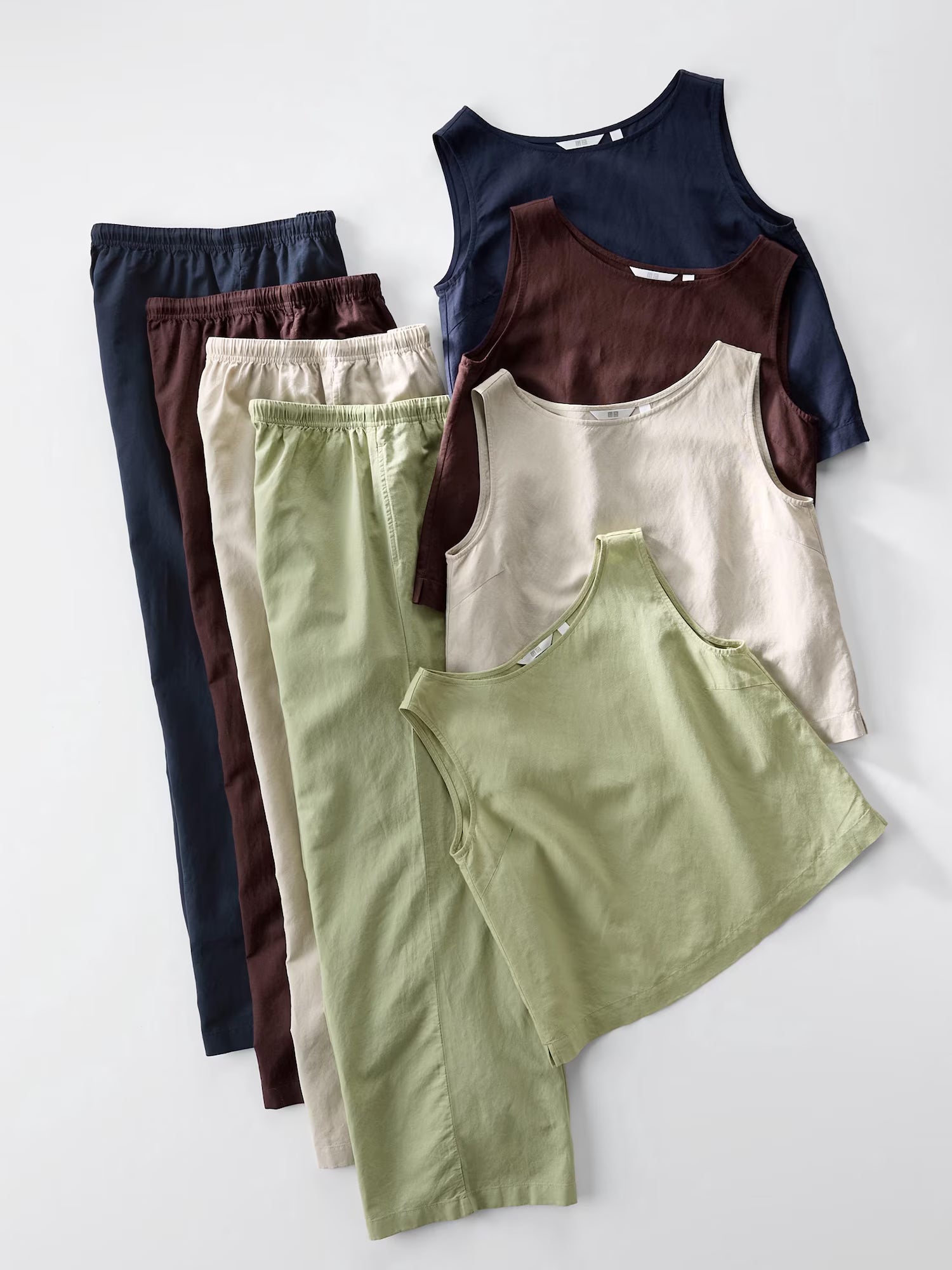 U Linen Blend Easy Pants 473791/482246 Japan best brand