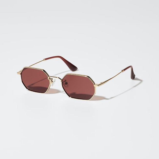 U Metal Hexagon Sunglasses 481643 Japan best brand