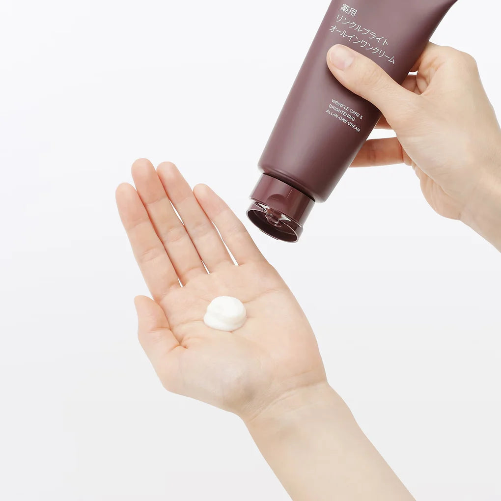 Muji Medicated Wrinkle Bright All-in-One Cream (150 g)