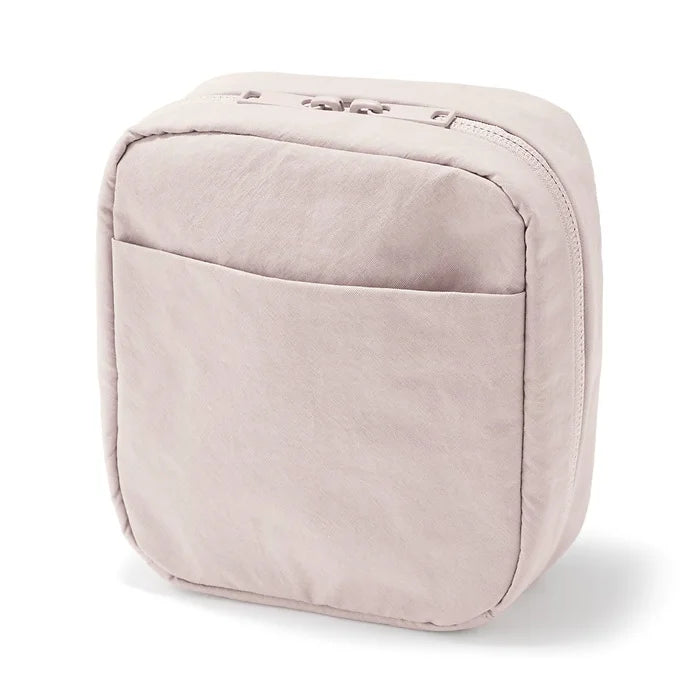 Wide-Open Square Pouch Muji