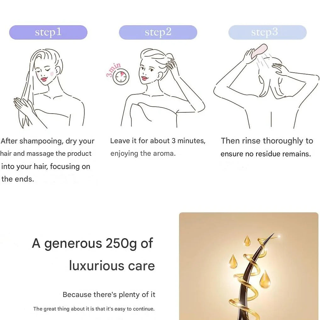 Q+ Hair Mask, Special Care, Beauty Salon Exclusive Treatment